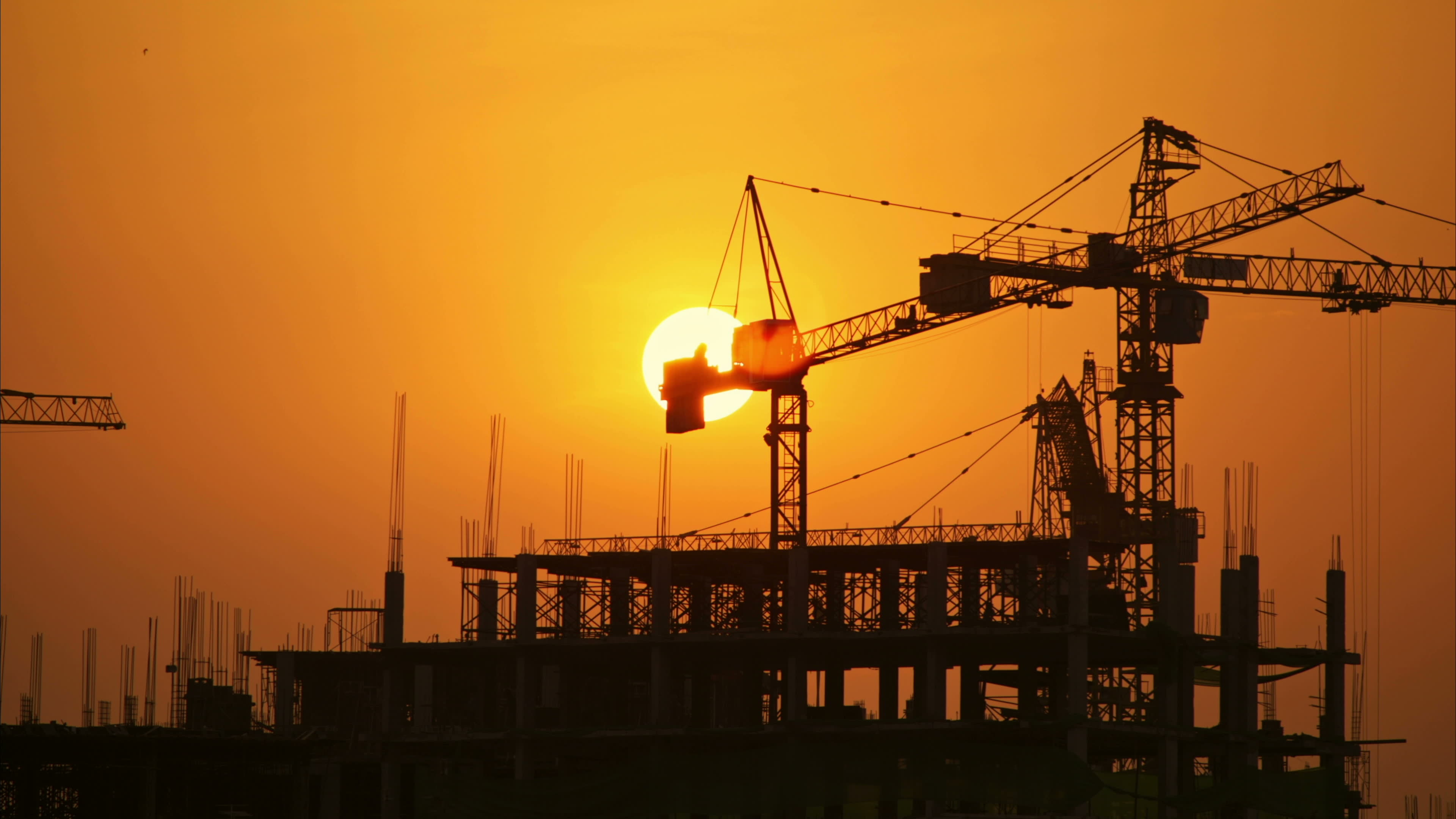 stock-footage-construction-site-at-sunset-time-lapse